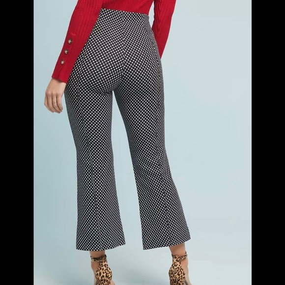 Anthropologie Essential Crop Flare Pants - Picture 4 of 10